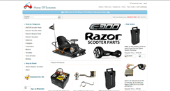 Desktop Screenshot of houseofscooters.com